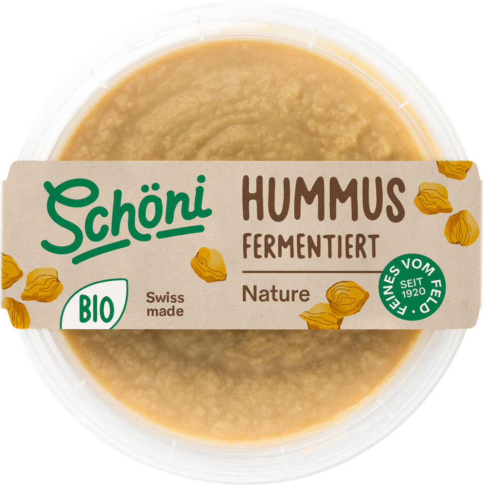 Schöni Bio Hummus Nature fermentiert 200g