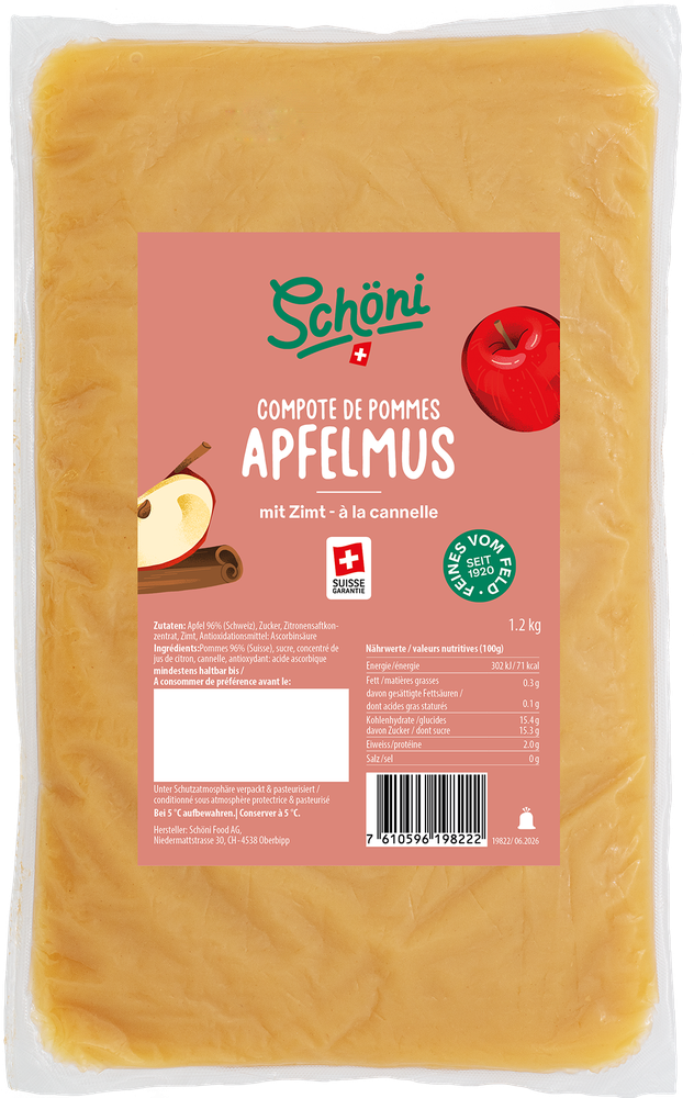 Schöni Apfelmus mit Zimt 1.2kg