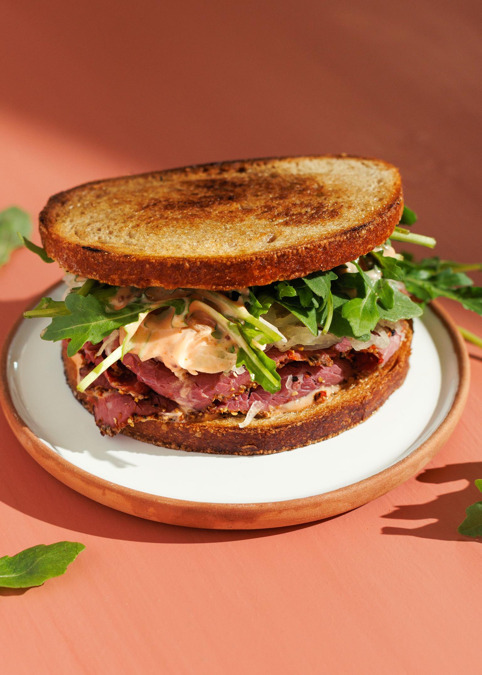 Pastrami Sandwich New York Style