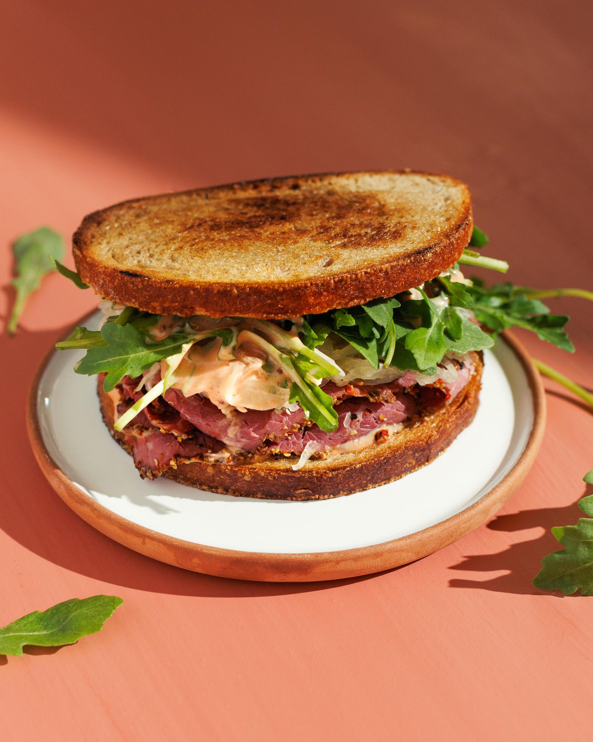 Pastrami Sandwich New York Style