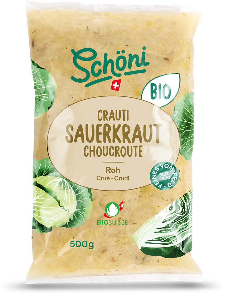Schöni Bio Sauerkraut roh 500g