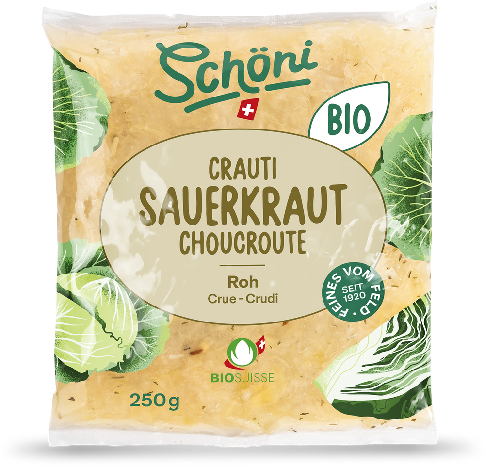 Schöni Bio Sauerkraut roh 250g